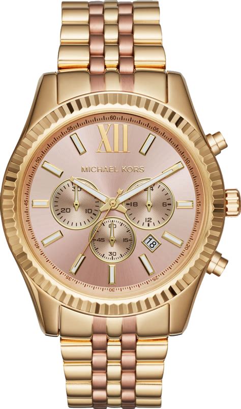 michael kors ladies watches tan strap|Michael Kors 44mm watch band.